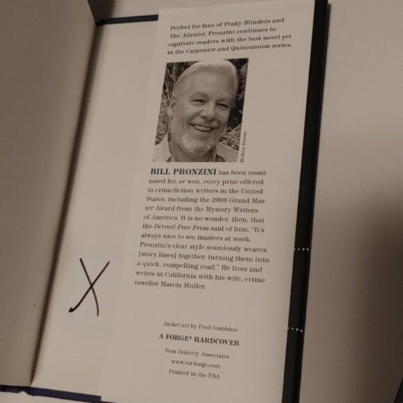 3/$13 The Paradise Affair mystery novel adult book by Bill Pronzini 2021 - Picture 4 of 6